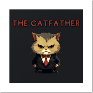 THE CATFATHER, minimalistic Posters and Art